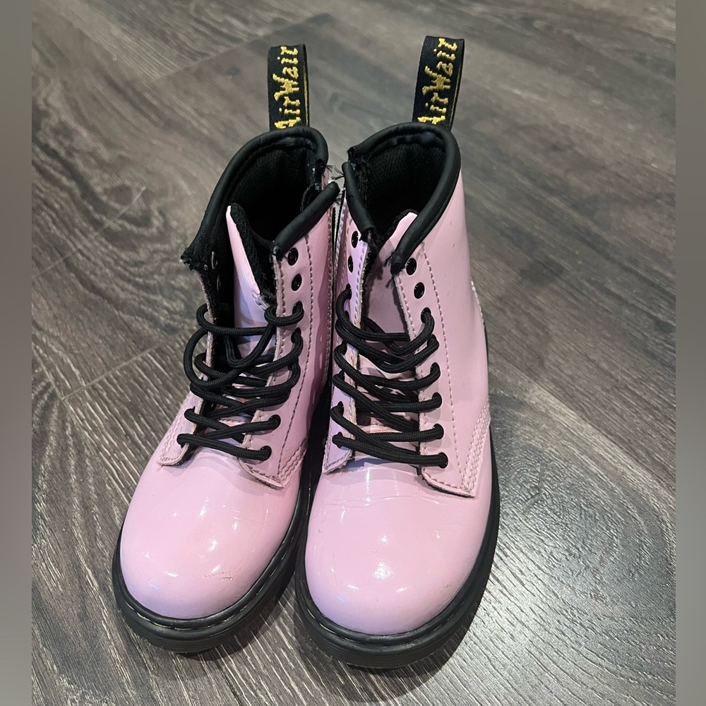 Dr. Martens Kids Pink Boots